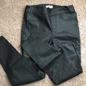 Madewell black coated jegging